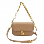 Kett V&auml;ike Ruudukujuline Kott Kaenlaalune Kott &Uuml;hev&auml;rviline Lukk Temperament Naiste &Otilde;lakott khaki