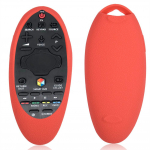 Pehme silikoonist &uuml;mbrise kate Samsungi teleri jaoks BN94-07557 A07469U A55 H6400J puldiga punane punane