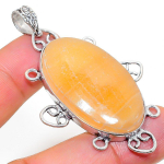Septerian Stone Handmade 925 Sterling Silver Jewelry Pendant 2.29 e7q47