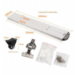 Multifunktsionaalne kokkupandav s&ouml;&ouml;gilaud peidetud hoiuruumi ja n&auml;htamatute furnituuridega