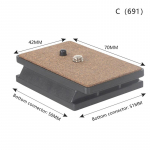 Kaamera Plaat Kiirkinnitusplaat Universaalne Statiivi Plaat Monopodi Kinnitusadapter