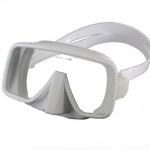 Karastatud klaasist snorgeldamismask Lekkimisvastane Kuiv Panoraamne Silikoonist Lekkekindlad Prillid snorgeldamiseks, ujumiseks ja sukeldumiseks valge