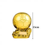 1 TK Kuldne Pall Jalgpallikarikas Kontorikaunistus Galvaniseeritud Tehnoloogiaga Jalgpallikarikas Vaik Kingitus ja S&uuml;nnip&auml;evakingitus Artefakt
