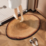 Vannituba Uksematt Imav Matt Kiiresti Kuivav Matt Mustust H&uuml;lgav ja Libisemiskindel Vannitoamatt 40cm * 60cm