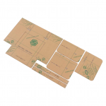 K&auml;ekoti mallid T&auml;pne l&otilde;ikus L&auml;bipaistev akr&uuml;&uuml;l Kaasaskantava koti mustri &scaron;abloonid &otilde;lale