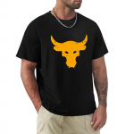 Brahma Bull T-s&auml;rk The Rock Project J&otilde;usaal Meeste O-kaelusega 100% puuvillased T-s&auml;rgid Tee Top XL beež