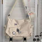 Naiste nailonist k&auml;ekotid &otilde;lakott unisex suure mahutavusega crossbody-kotid teismelisele s&otilde;numitooja kott &otilde;pilase koolikotid