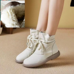 Ehtsast nahast soojad villased saapad Talvised poolsaapad naistele puuvillased kingad Lameda p&otilde;hjaga libisemisvastased pehme p&otilde;hjaga naiste saapad 39