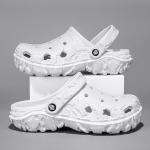 Suvised v&auml;ljas rannasandaalid Meeste Puukingad Kingad Naiste Sussid Kamuflaaž Platvorm Vesijalatsid Pehmed EVA siseruumides kasutatavad liugused pl&auml;tud 40