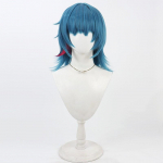 Uus Jinx Cosplay Parukas Arcane Hooaeg 2 Ballitantsupidu L&uuml;hike Sinine Kuumakindel S&uuml;nteetiline Juus Anime LOL Rollim&auml;ngu Parukad + Parukakate One Size