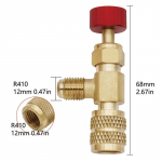 Vedeliku kaitseklapp R410A R22 kliimaseadme k&uuml;lmutusagens 1/4 ohutusadapteri kliimaseadme remont ja fluoriid A1