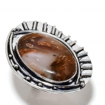 Boulder Opal Handmade 925 Sterling Silver Jewelry Ring Size 7 u1c68