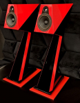 Acoustique Quality PASSION ORCA - Disaineri komplekt, High End-konstruktsiooniga, v&auml;rvus punane / must, Acoustique Quality punane