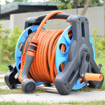 Garden Hose Reel Cart Gardening Tool Household Holds up to 20M Pipe Storage Rack for Outside Farm