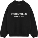 Fear of God Essentials Fliisist &Uuml;mmarguse Kaelusega II Must Meeste Topid 192HO246260F M