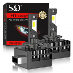 2 tk 40000 lm D3S LED esitule pirnid D1S D2S D4S D5S D8S D1R D2R D3R D4R D8R D5R Turbo LED CSP topelt vasktoru tuled BMW Benz Volvo esitulele D3S/D3R