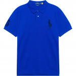 Polo Ralph Lauren ratsanikukuju logo tikandiga l&uuml;hikeste varrukatega polos&auml;rk Meeste pealisr&otilde;ivad Sinine 710697457-062 M