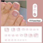 Eemaldatavad Prantsuse Roosa Varbak&uuml;&uuml;nte Kleepsud - Suvine Valgendamine L&otilde;petatud Manik&uuml;&uuml;ri jaoks