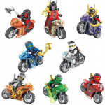 MINISO Anime tegelased 24 t&uuml;kki Ninjago minifiguuri ehitusplokkide m&auml;nguasjad Mini nuku nukufiguuri plokk laste m&auml;nguasjad s&uuml;nnip&auml;evakingitused