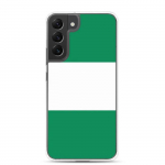 Coque T&eacute;l&eacute;phone &ndash; Samsung &ndash; Galaxy S24 Ultra &ndash; Drapeau Nigeeria &ndash; Souple &ndash; mitmev&auml;rviline