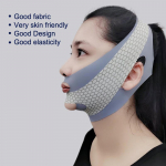 N&auml;o t&otilde;stmine magamisn&auml;oga V Shaper n&auml;o salendav side, l&otilde;dvestav kuju t&otilde;stmine, v&auml;hendades kahekordse l&otilde;ua n&auml;o &otilde;henemist riba massaaž hall