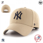 M&uuml;ts Relaxed Fit - 47 Brand - MVP New York Yankees - Beež - Reguleeritav - S&uuml;gis/Talv beež