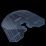 1 tk hambaravijuhiku &scaron;abloonplaat t&auml;ielikuks proteesi valehammaste korrastamiseks 1pcs