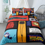 Tagasi Tulevikku Sci-fi Tekikott Komplekt King Queen Double Full Twin &Uuml;heinimesevoodi Linane Komplekt 135x200cm