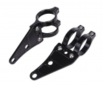 CustomDivine Alumiiniumsulam, CNC-t&ouml;&ouml;deldud, Esitulede kinnitus, 1,6 tolli (41 mm), 41 Pirukas, CB400SF, must