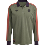 Adidas Originals Hingav Triibuline Pikkade Varrukatega Polo S&auml;rk Meeste topid JN0253 2XL
