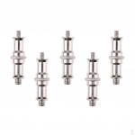 5x Standard 1/4 to 3/8 inch Metal Male Convertor Threaded Screw Adapter Spigot Stud Stand,