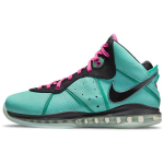 Nike LeBron 8 Retro South Beach 2021 Meeste tossud Sinakasroheline Roosa-Flash Niit-Roheline CZ0328-400 40
