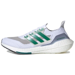 Adidas UltraBoost 21 Valge Sub Roheline Meeste Tennised Pilvevalge S&uuml;simust FZ2326 40⅔