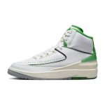 Air Jordan 2 Retro GS Lucky Green Laste tossud Valge Purje Hele-Teras-Hall DQ8562-103 36.5