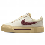 Nike Court Legacy Lift Sail Dark Beetroot Naiste Tennised White Sesame Coconut-Milk DZ4766-133 37.5