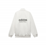 Adidas Originaalid 1. peat&uuml;ki treeningjakk &uuml;hev&auml;rvilise logotr&uuml;kiga Unisex &uuml;laosad Valge HN9271 3XL
