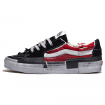 Vans Sk8 Low Mugavad Mitmek&uuml;lgsed Klassikalised Libisemiskindlad Madalad Rula Kingad Unisex Tossud Must Punane VN0009QS458 36