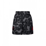 Adidas X Bape Koost&ouml;&ouml; Dame 9 FW24 Br&auml;ndi Logo Mood Mugav Hingav Korvpallip&uuml;ksid Meeste l&uuml;hikesed p&uuml;ksid S&uuml;sinik-hall JF1153 3XL