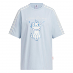 Adidas Originals Disney koost&ouml;&ouml; Moodne Trendikas Lihtne Mitmek&uuml;lgne L&uuml;hikeste Varrukatega Tilkuva &Otilde;laga T-s&auml;rk Naiste Topid Sinine KC3098 L