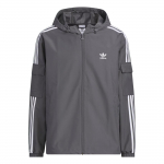 Adidas Originals Track Stag Vabaaja Lihtne Mitmek&uuml;lgne Kapuutsiga Jakk Unisex Jakk Tumehall KB1942 XL