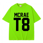 Laulja Tate Mcrae T8 Graafilised T-s&auml;rgid Meestele Naistele Mood Vintage Trend T-s&auml;rk Suvi Meeste Vabaaja &Uuml;lisuur &Uuml;mar kaelus L&uuml;hikeste varrukatega 3XL