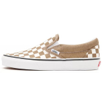 Vans Slip-On Ruuduline Vabaaja Madalad Rula Kingad Unisex Tossud Khaki VN0A33TB9EY 36.5