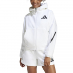 Adidas Kapuutsiga s&auml;rk KTJ91 Valge Suurus M Z.N.E. T&otilde;mblukuga naiste (JE7849)