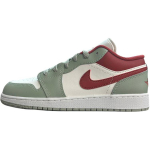 Air Jordan 1 Low GS Sail Jade Horizon Laste tossud Roheline Pure-Platinum Summit-White 553560133 38.5