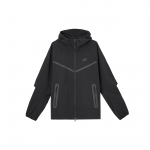Nike Windrunner Tech Kapuutsiga Vabaaja Spordijakk Meeste Jakid Must HM7152010 XL