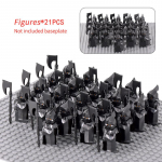 MOC Keskaja lotr Figuurid Ork S&otilde;durid R&ouml;&ouml;vel Vargr Hunt Elevant Ratsu R&uuml;&uuml;tlid Ehitusklotsid Klotsid M&auml;nguasjad lastele kingitused