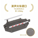 uus Puidust R&ouml;&ouml;bastee Raudtee Tarvikud Sild Rongijaam Tunnel t&otilde;ke parkimismaja Hariduslikud M&auml;nguasjad Lastele must