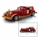 865 tk Fantoom Klassikalise Auto ehitusklotsid Vintage Nostalgiline Autode Mudel 1:12. skaala auto tellised Laste DIY m&auml;nguasjad S&uuml;nnip&auml;evakingitused No Box