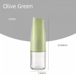 500ml &Otilde;lipudeli Mahuti Automaatse Korgiga ja Lekkevaba Oliivi&otilde;li Dosaator Matkamine Grillimine K&uuml;psetamine Sojakaste Klaasn&otilde;u Poti Purk roheline