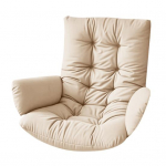 Veekindel Munatooli Padi Paksenenud Terrassi Rippkorvi Toolipadi Munatooli Padi K&auml;etugedega Sise-V&auml;listingimustes Korvkiik 120 cm khaki